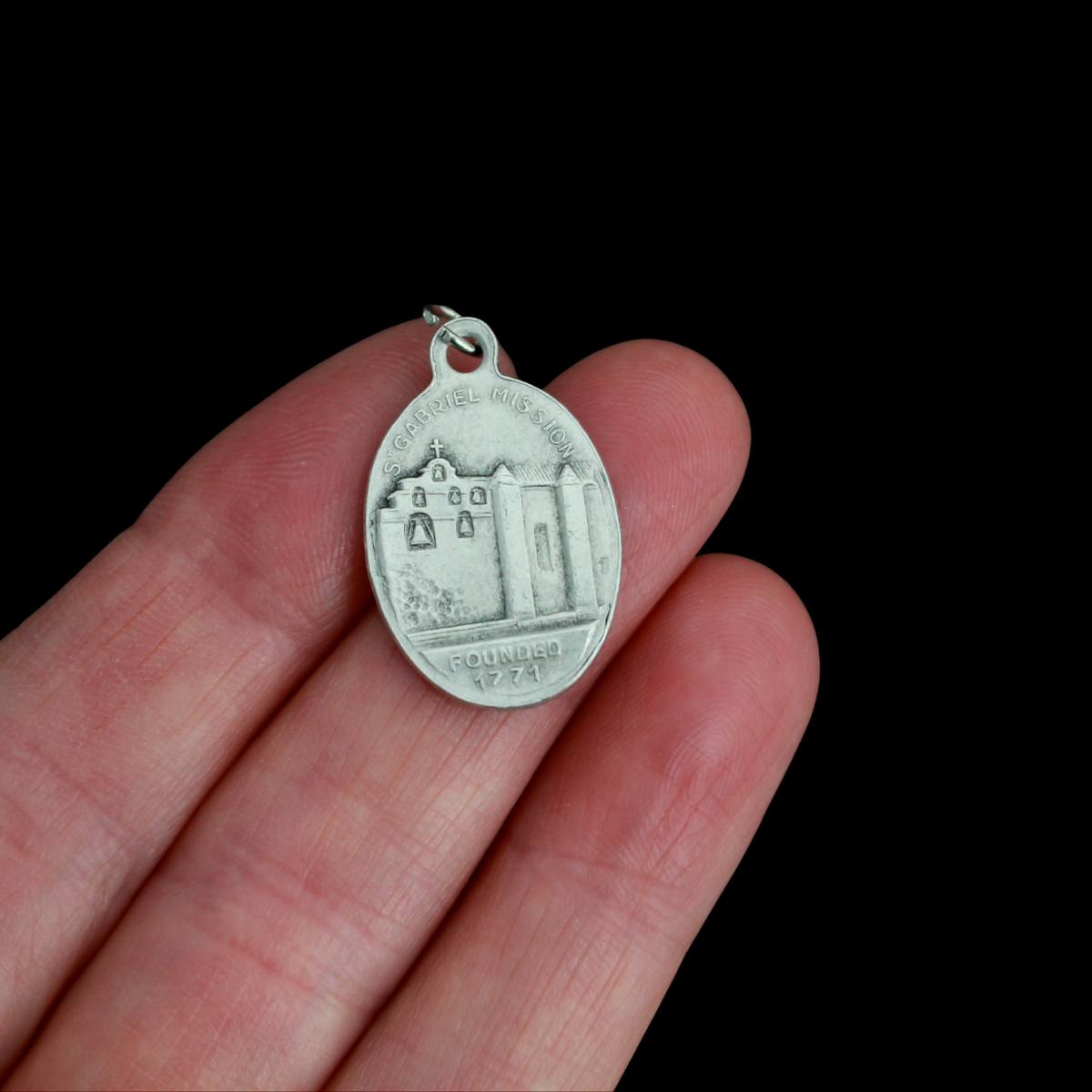 Mission San Gabriel Arcángel Medal - Saint Gabriel Mission 4 of 21