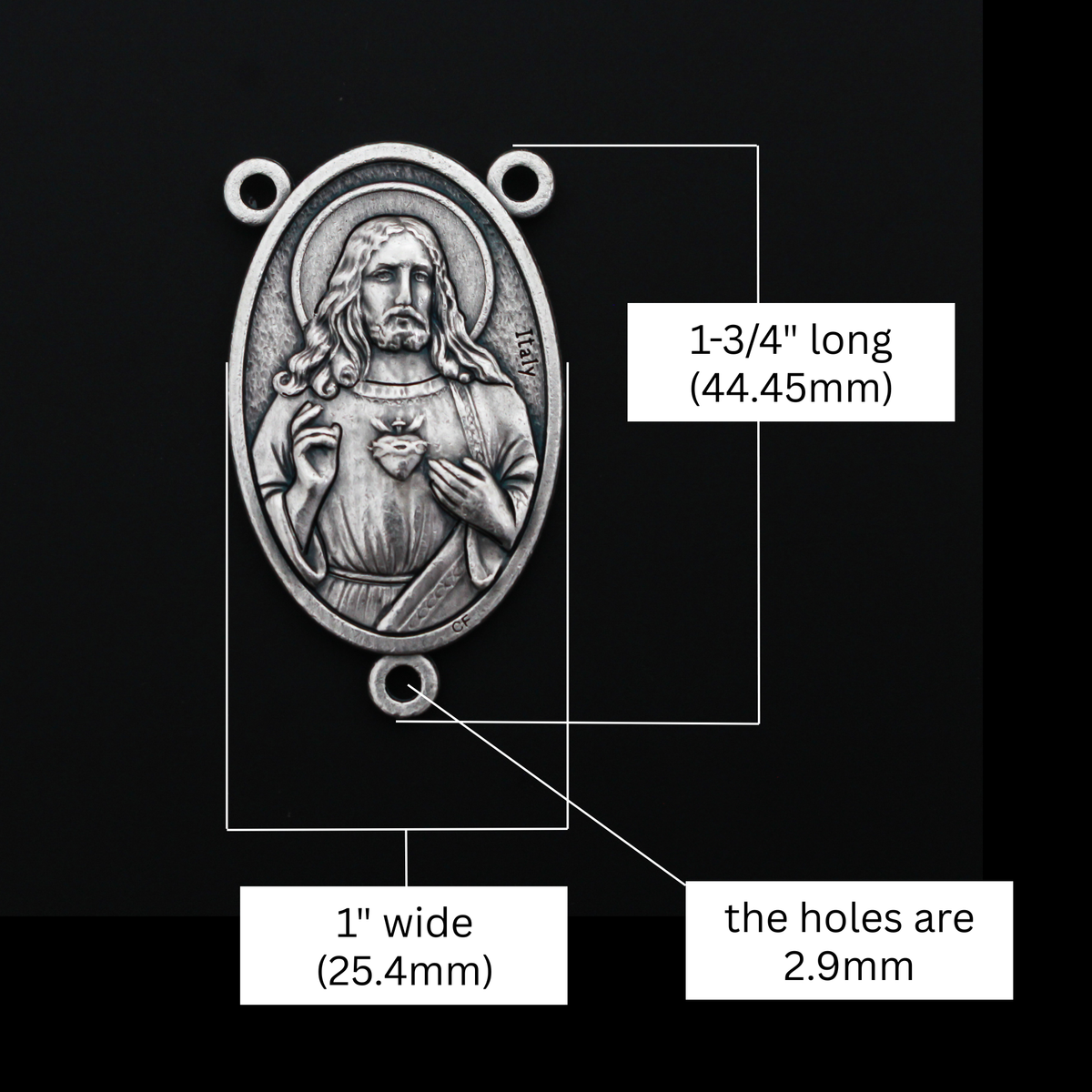 Immaculate Heart of Mary and Sacred Heart of Jesus Rosary Centerpiece ...