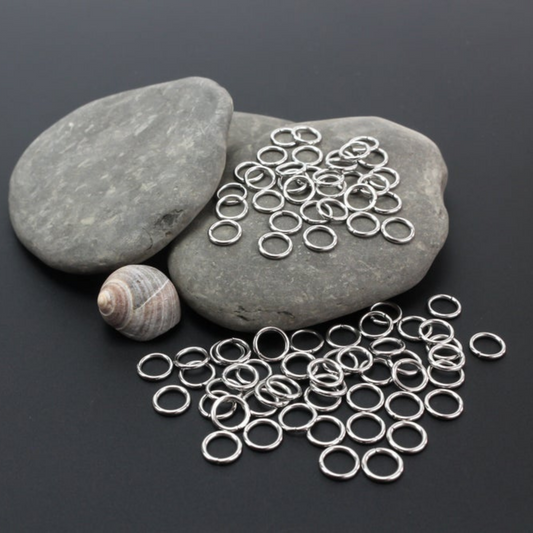 20 Gauge Stainless Steel Jump Rings - 100pcs available in 5mm, 6mm, 7mm and 8mm