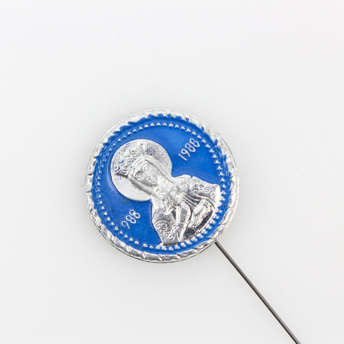 Vintage Millennium of Faith Soviet Stick Pin | 988 - 1988 Baptism of Russia
