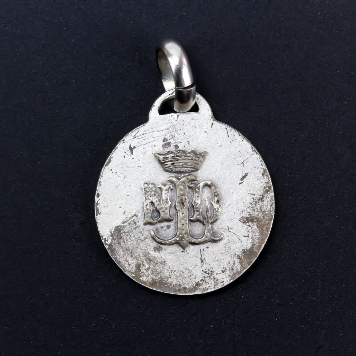 Vintage Notre Dame De Lourdes Our Lady of Lourdes Medal