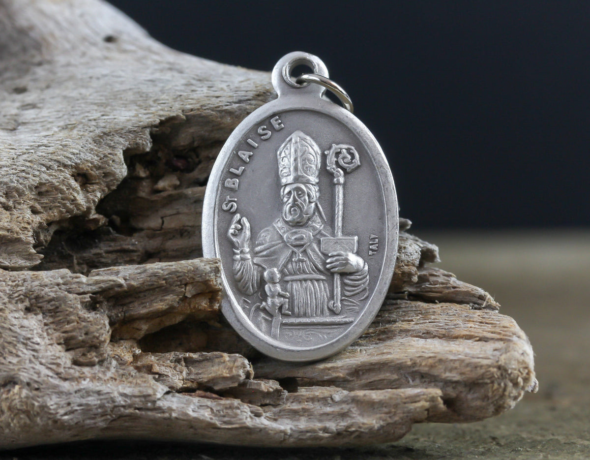 Saint Blaise Medal - Patron of Sore Throats and Throat Disease