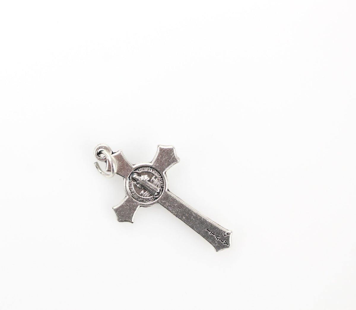 Saint Benedict Crucifix Cross with Flared Edges, 1-1/2" Long