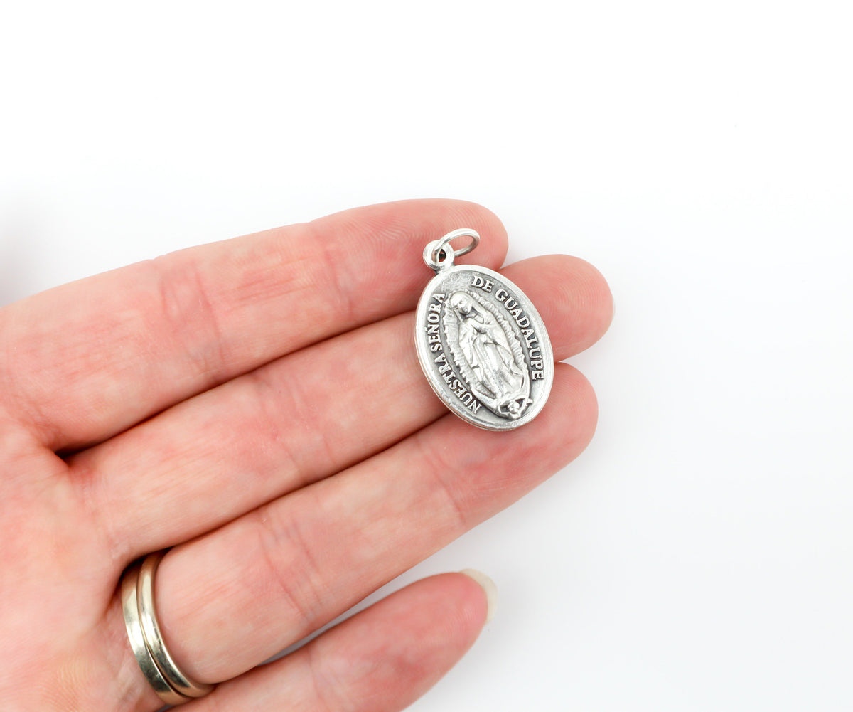 Our Lady of Guadalupe Infant of Atocha Spanish Medal