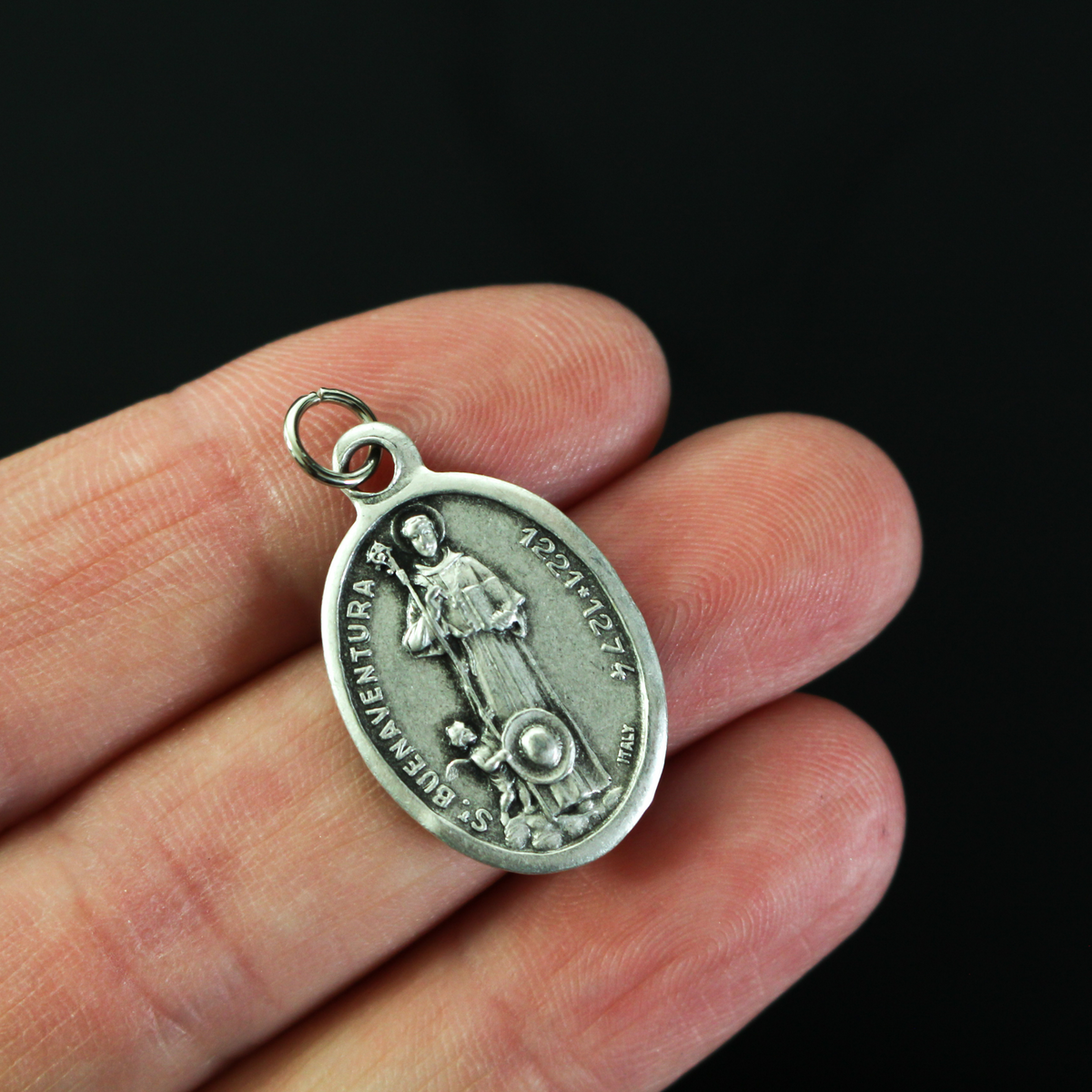 Saint Bonaventure Medal - Patron of Bowel Diseases - Mission San Buenaventura 9 of 21