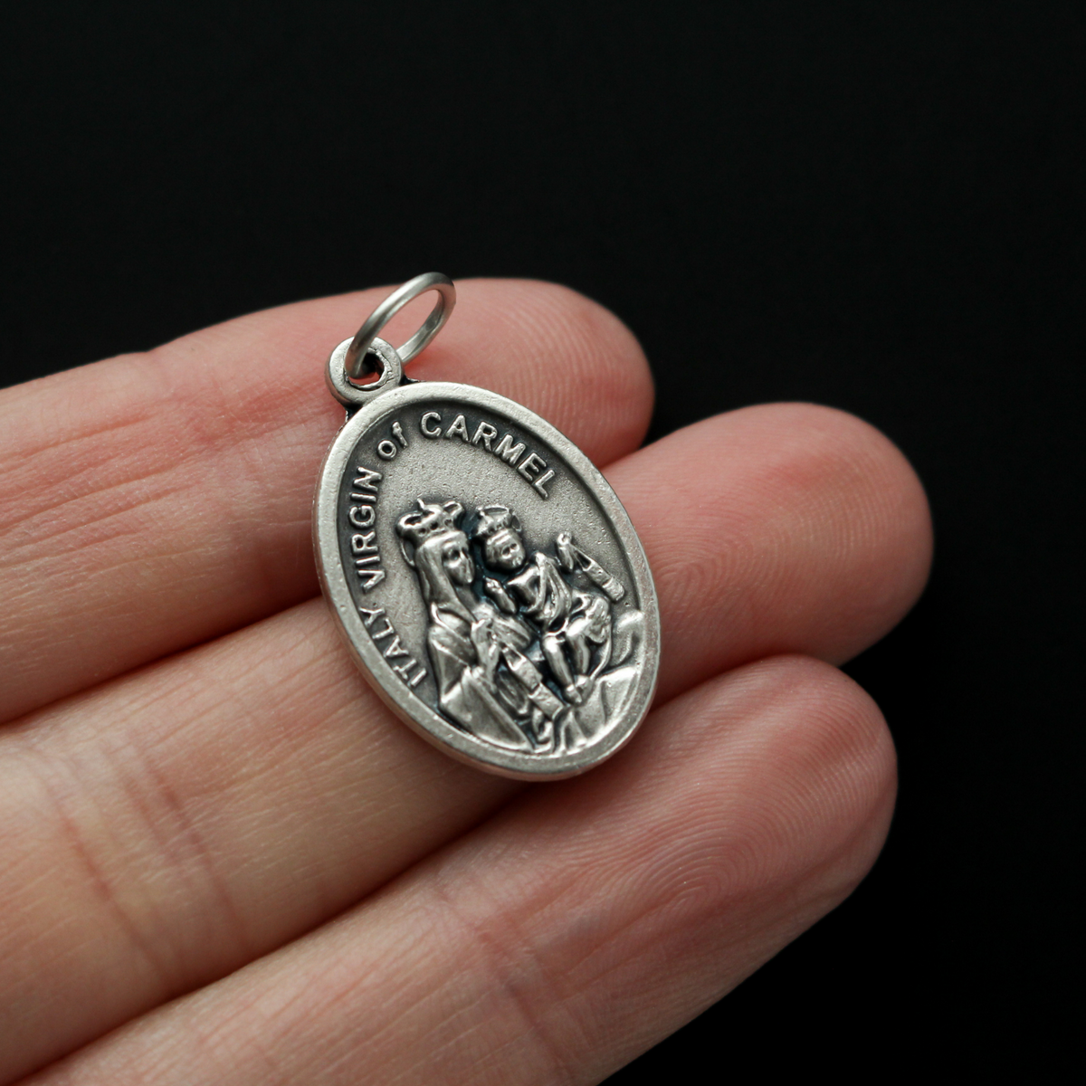 Our Lady of Mount Carmel and Sacred Heart of Jesus Scapular Medal