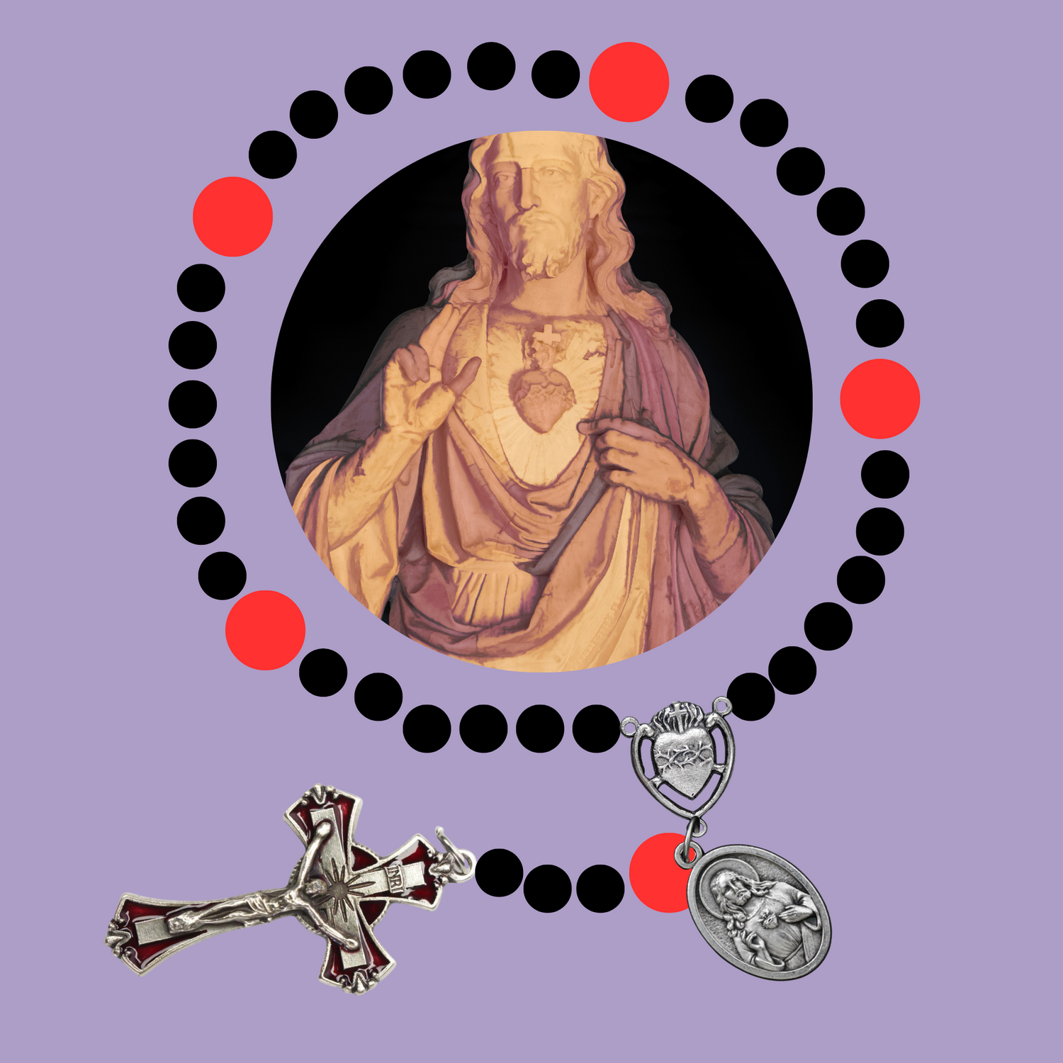 sacred heart of Jesus chaplet
