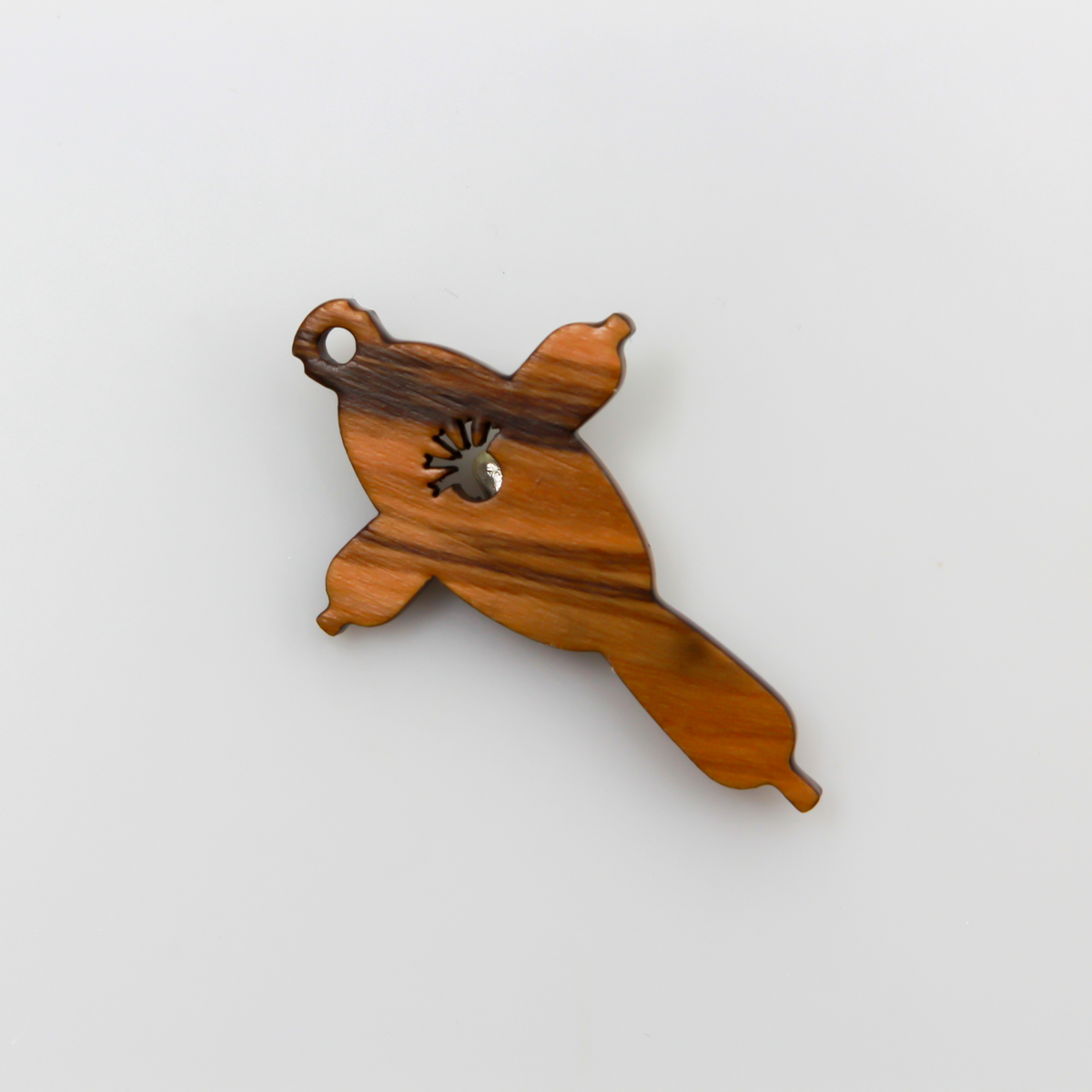 Beautiful handmade crucifix, made in Italy. The cross is made of genuine olive wood and the body of Christ is a zamac base alloy with genuine oxidized silver-platin