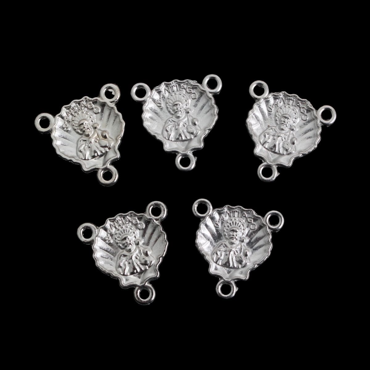 St James the Greater Scallop Shell Rosary Centerpieces - Camino de Santiago, 5pcs