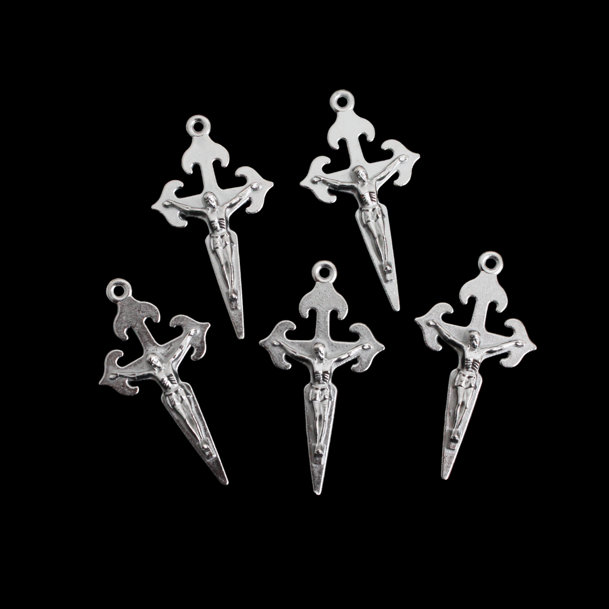 St James the Greater Pilgrim Crucifix Cross - Camino de Santiago, 5pcs