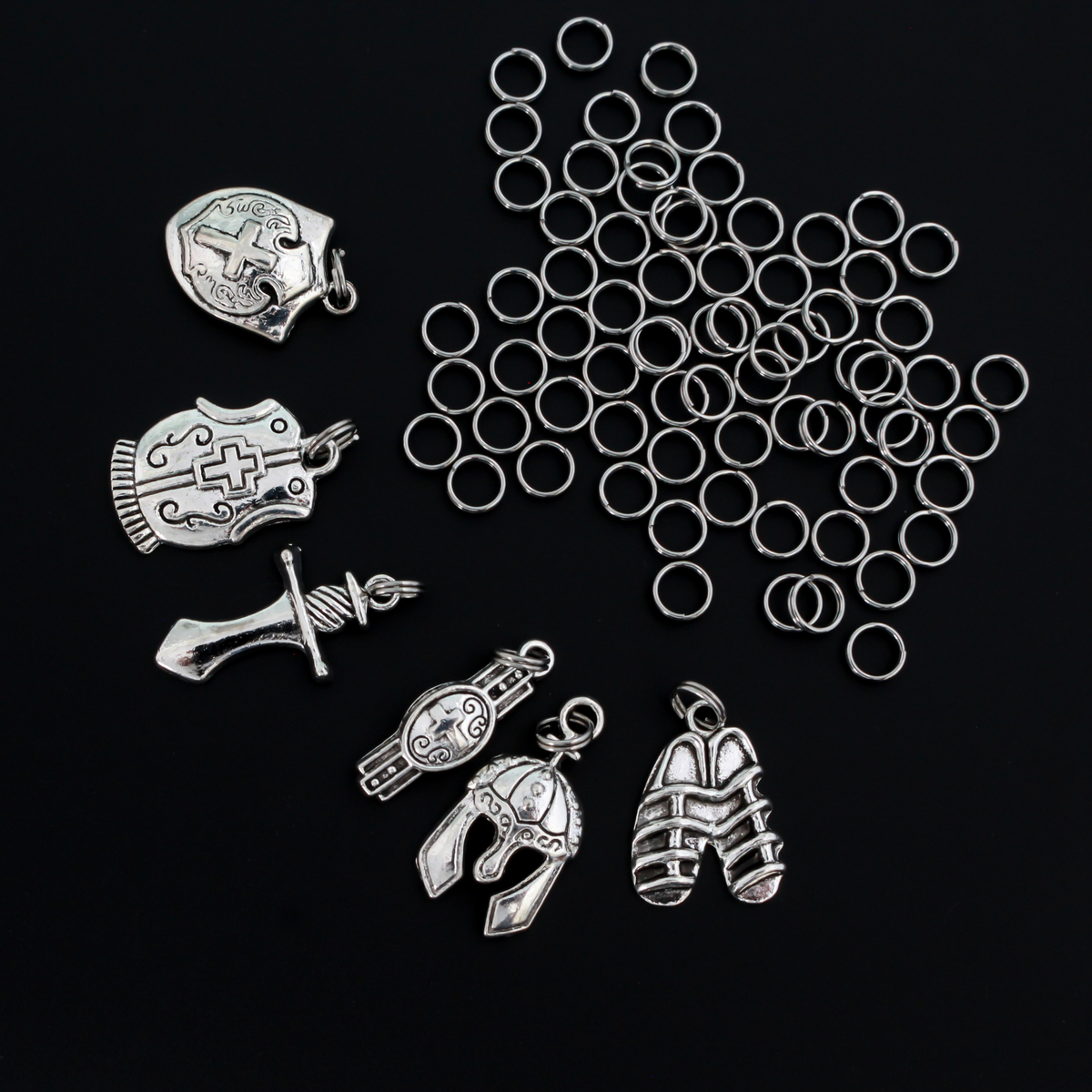 6mm Split Jump Rings - Stainless Steel Double Loop Rings, 100pcs