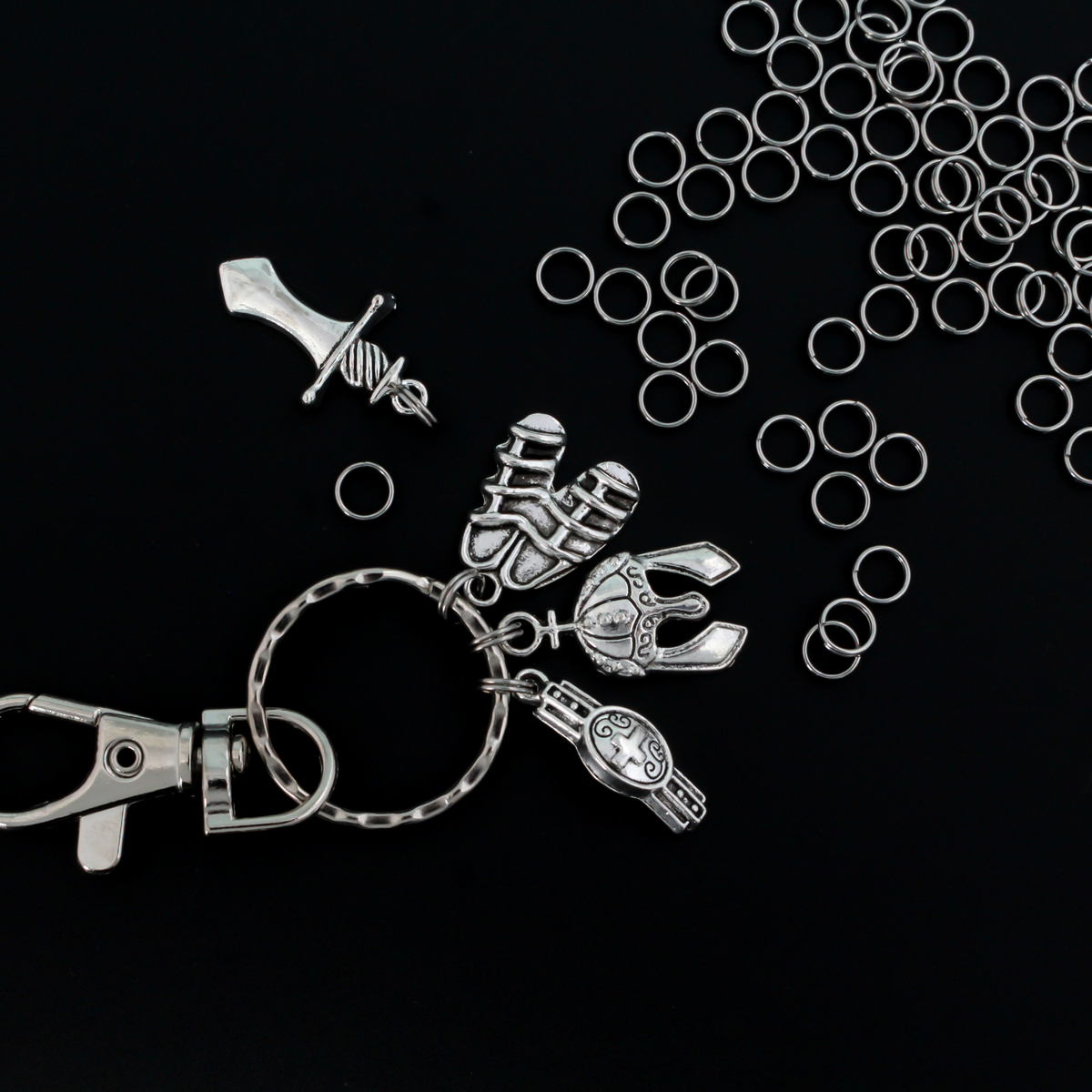 6mm Split Jump Rings - Stainless Steel Double Loop Rings, 100pcs