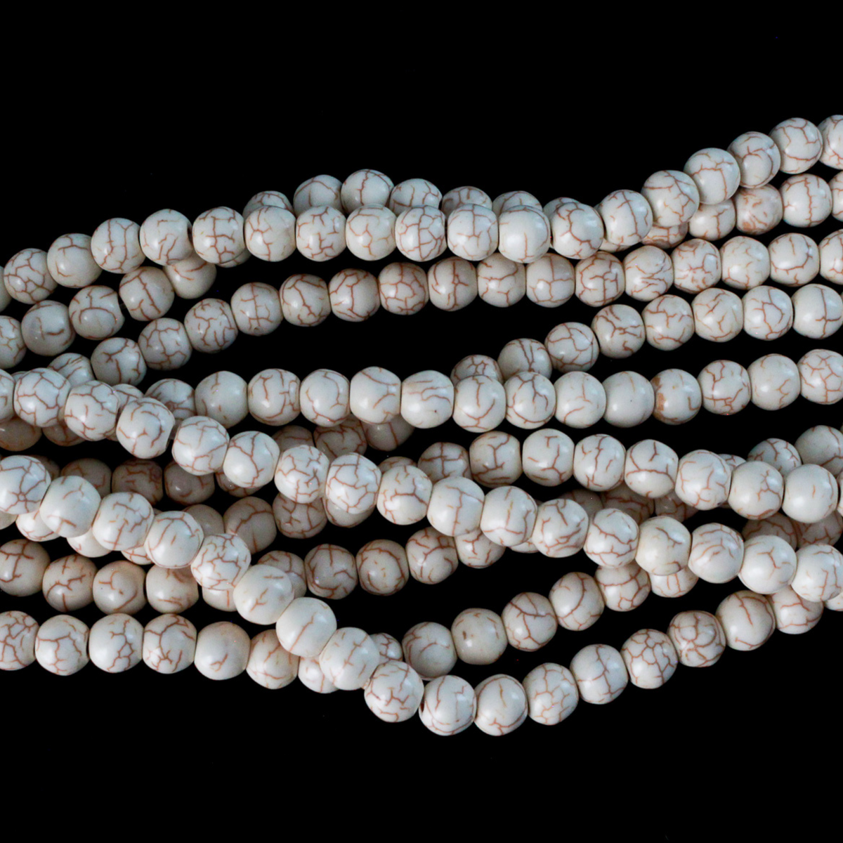 Beautiful synthetic magnesite beads that are a practical alternative to real magnesite.