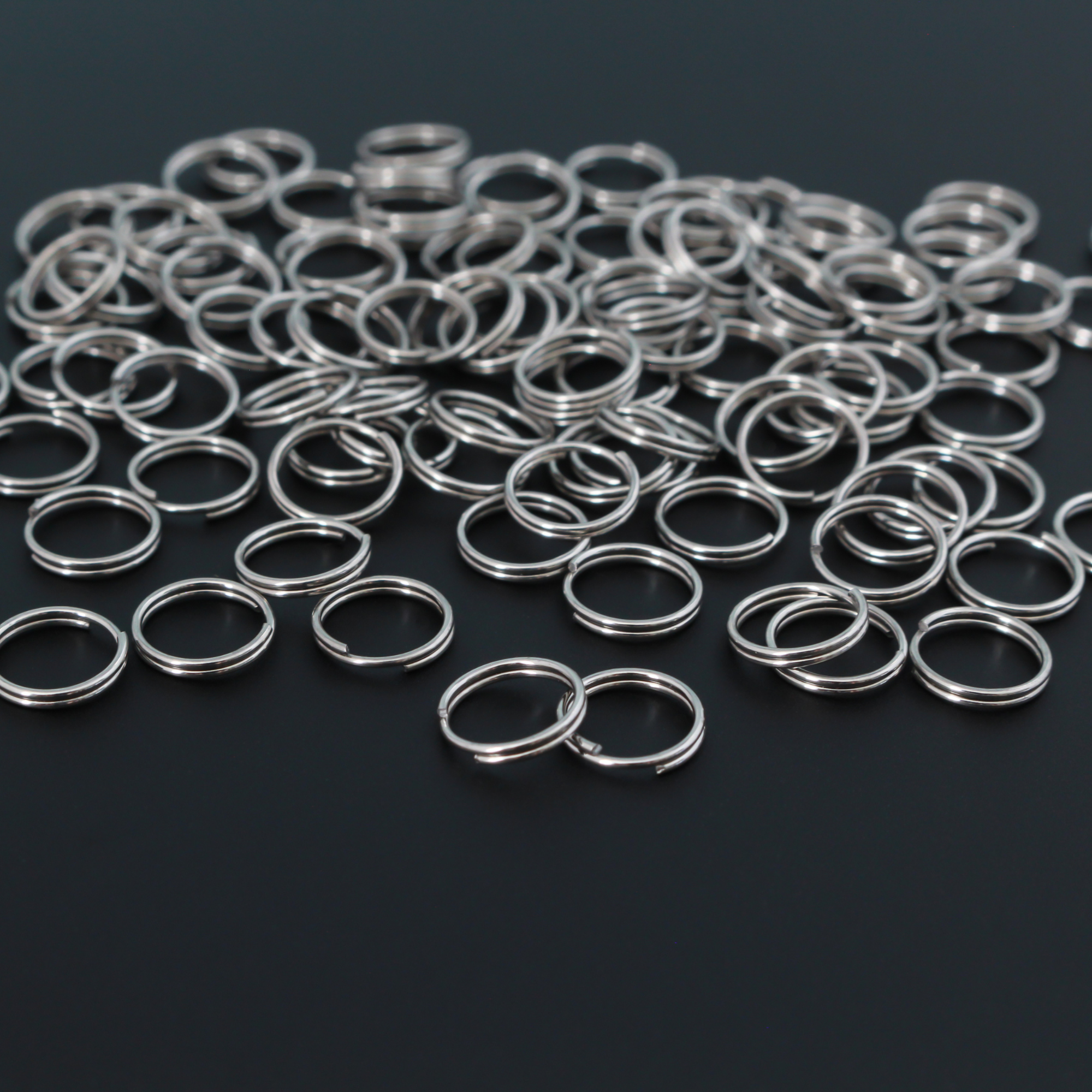 925 Sterling Silver Double Split Jump Rings 4 5 6 8mm Jewellery Making  Findings | eBay