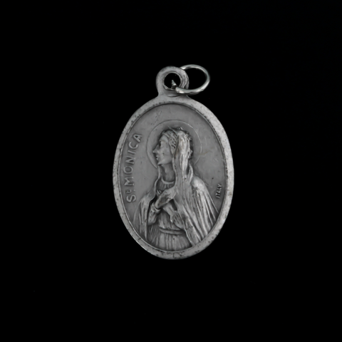 Saint Monica Medal - Mother of St Augustine Patron of Alcoholics, Abuse Victims