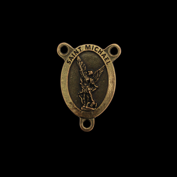 Bronze St. Michael Rosary Centerpiece - The Great Defender and Protector