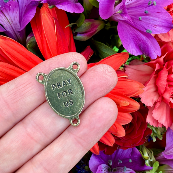 Bronze St. Michael Rosary Centerpiece - The Great Defender and Protector