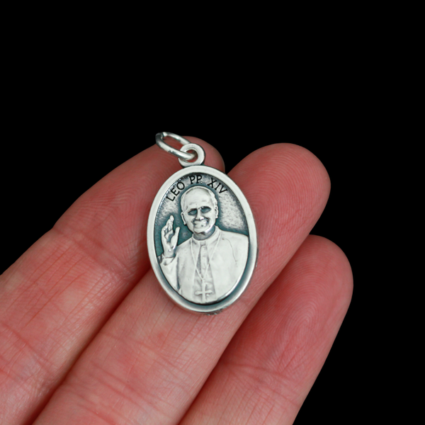 Official Vatican Pope Leo XIV Pray For Us Medal, Made in Italy