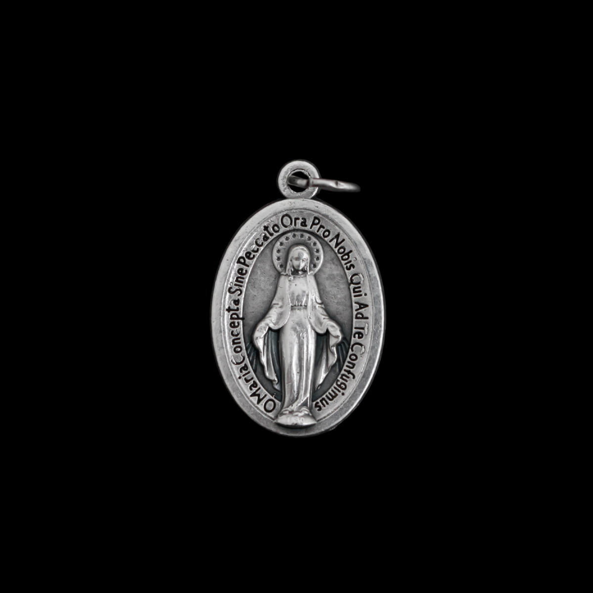 Miraculous Mary Medal of the Immaculate Conception in Latin