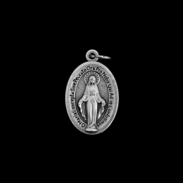 Miraculous Mary Medal of the Immaculate Conception in Latin