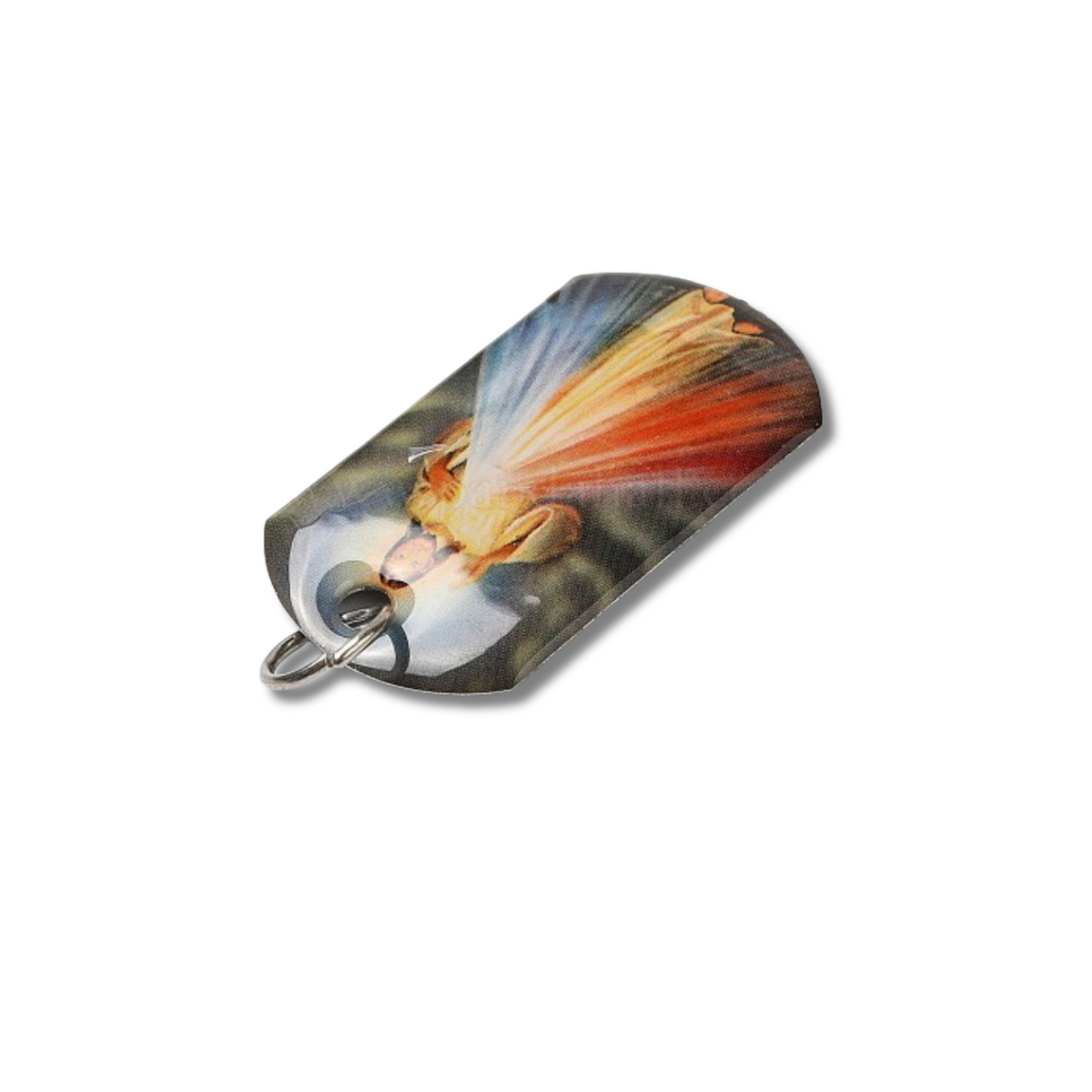 Religious Dogtag Pendants - St. Michael - Divine Mercy of Jesus - Our Lady of Grace, 40mm long