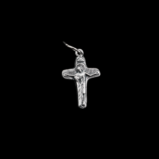 Mary at the side of Jesus Crucifix - Small Bracelet Size 3/4" Long
