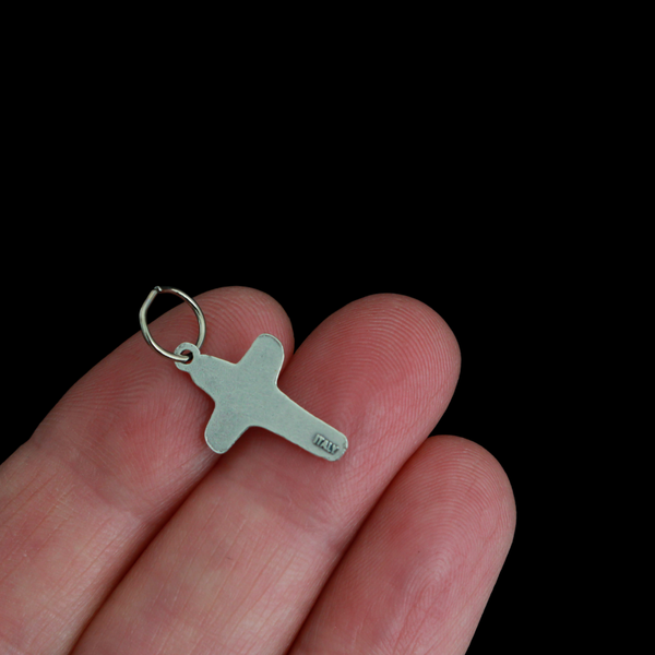 Mary at the side of Jesus Crucifix - Small Bracelet Size 3/4" Long