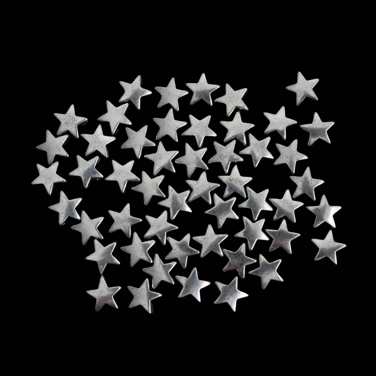 Star Spacer Beads 8x8mm - Five Pointed Star - Five Wounds of Christ, 50pcs