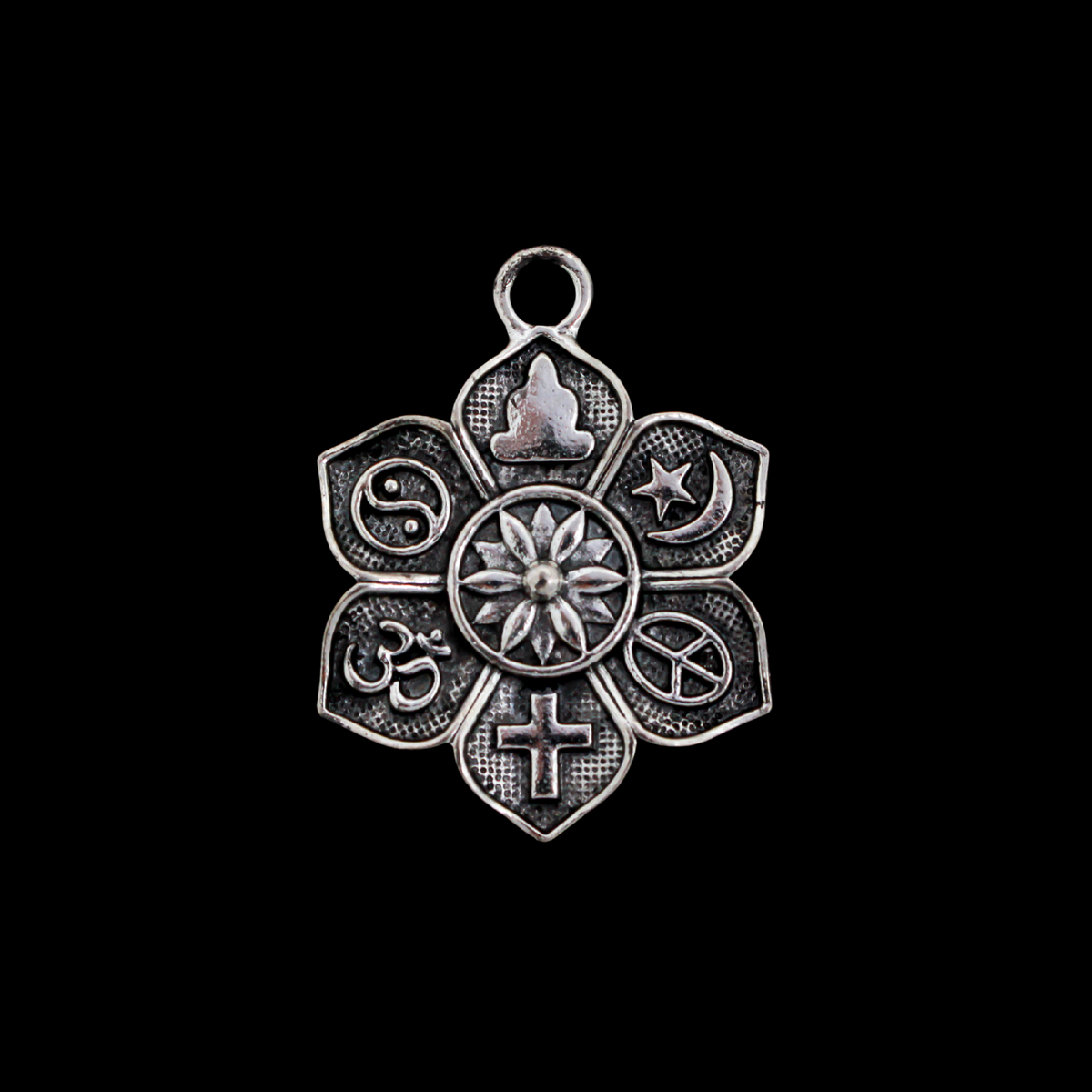 Large COEXIST Charms for Religious Tolerance, Peaceful Harmony - 3pcs