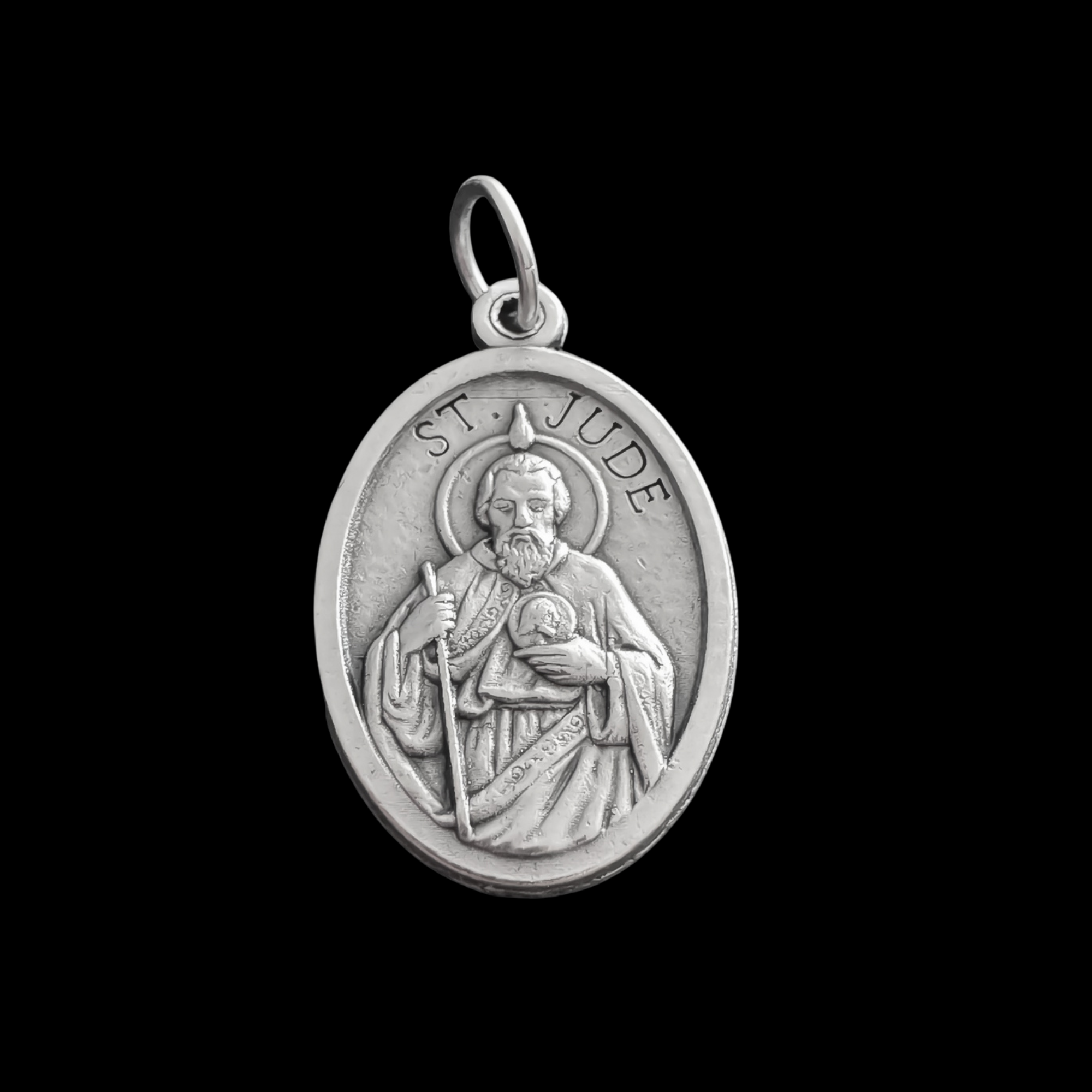 Patron Saint St Jude Medallion Saint Jude Religious Prayer Medal