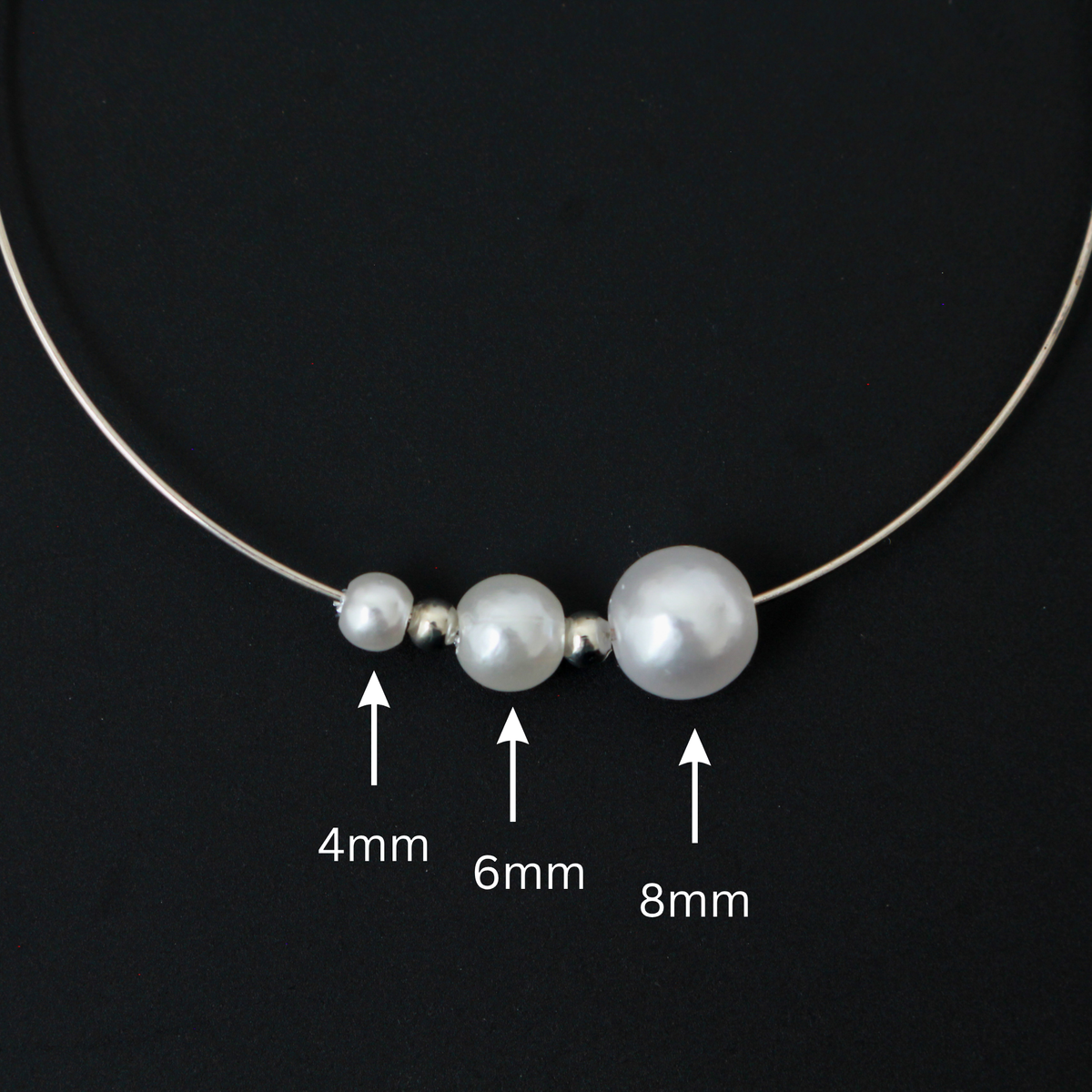 Imitation Pearl Beads, Bright White Color, Available in 4, 6, and 8mm - 60pcs