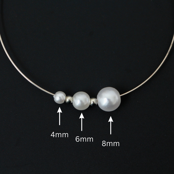 Imitation Pearl Beads, Bright White Color, Available in 4, 6, and 8mm - 60pcs