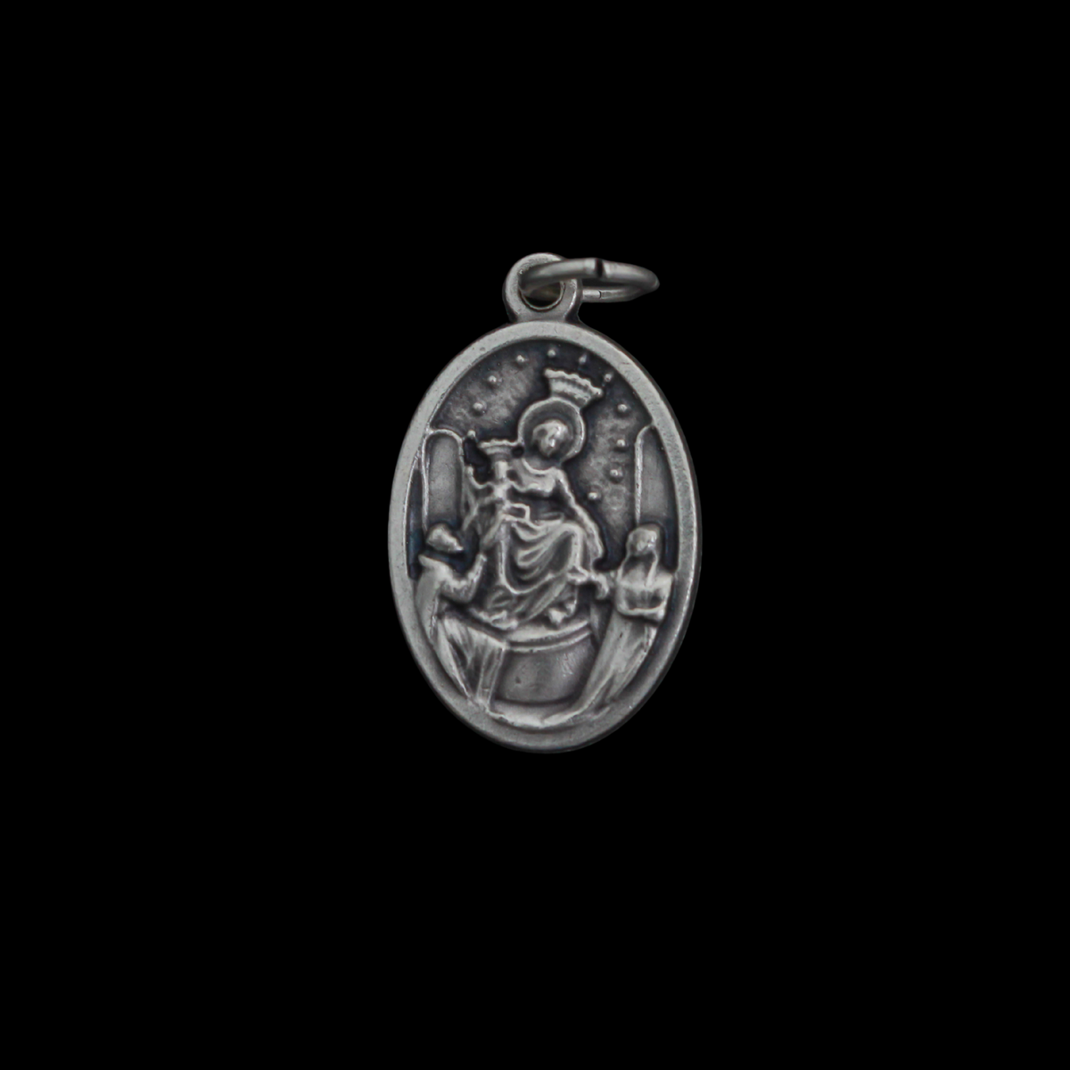 Saint Bartolo Longo & Our Lady of Pompeii Devotional Medal, Made in Italy