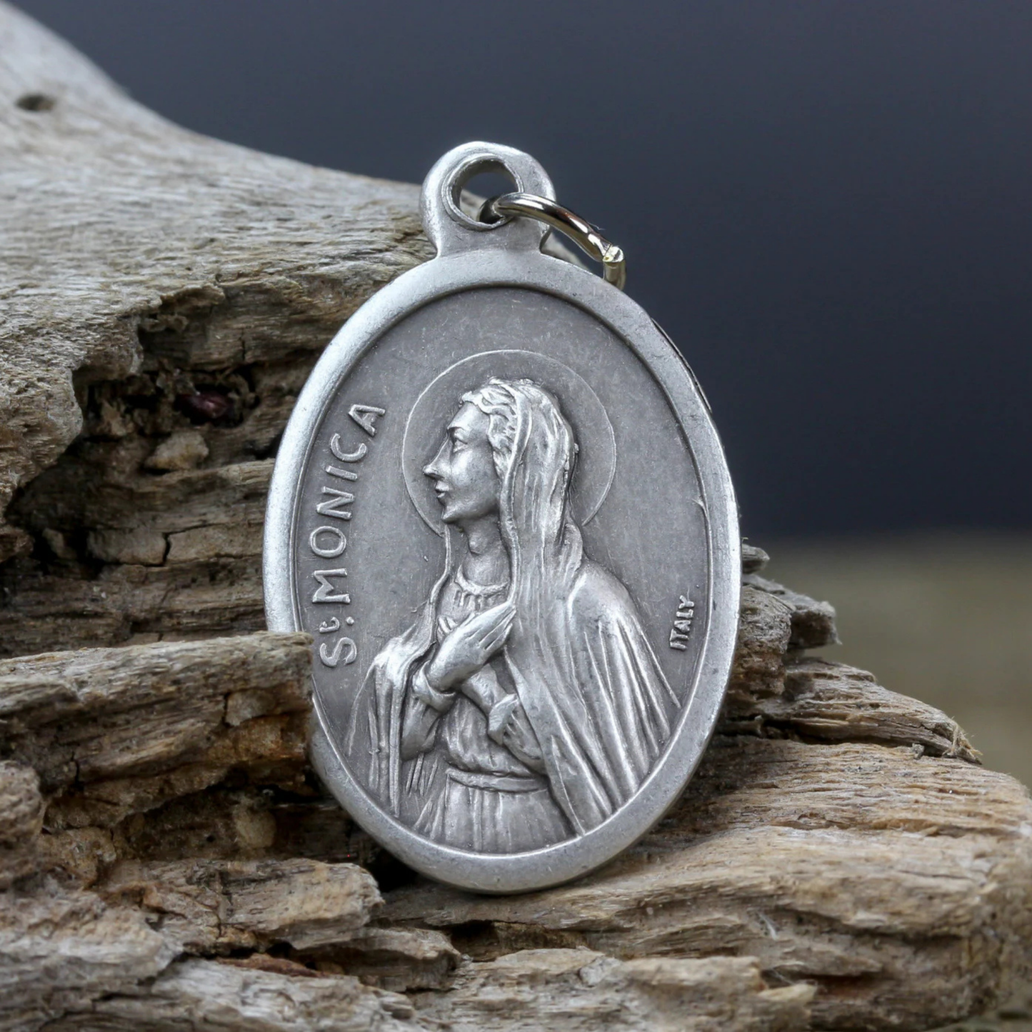 Saint Monica Medal - Mother of St Augustine Patron of Alcoholics, Abuse Victims