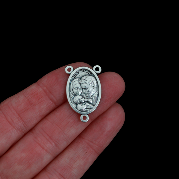 Holy Family - St Joseph Rosary Centerpiece, Made in Italy