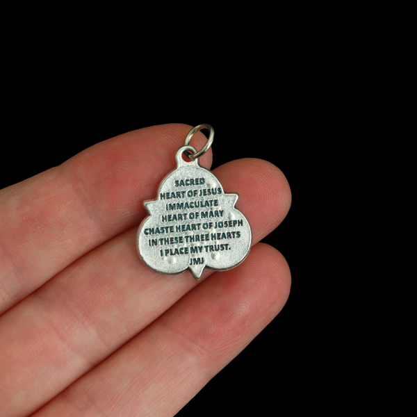 Alliance of the Three Holy Hearts Devotional Medal, Made in Italy