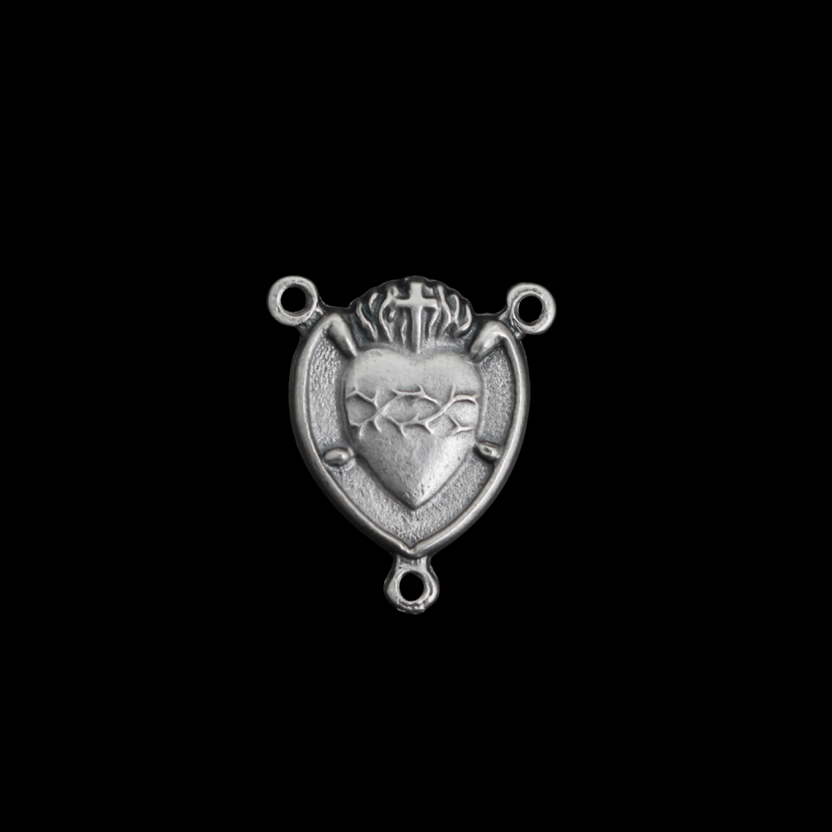 Sacred Heart of Jesus - Sorrowful Mother Rosary Centerpiece