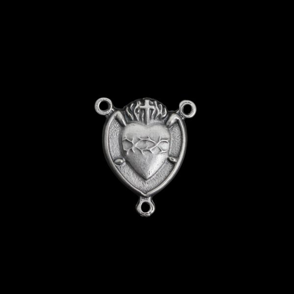 Sacred Heart of Jesus - Sorrowful Mother Rosary Centerpiece
