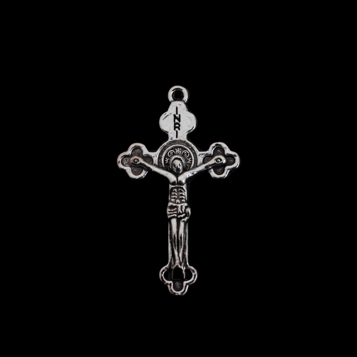 Saint Benedict Crucifix Pendants 1-1/2" Long, 5pcs