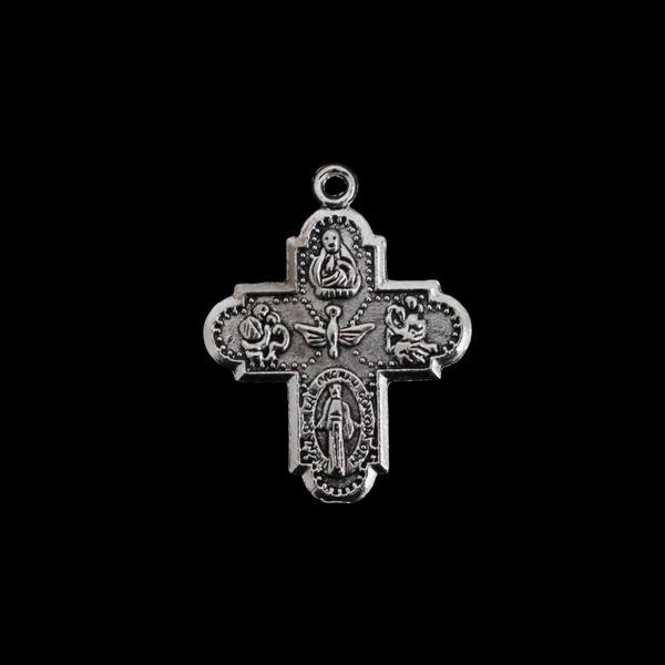 Five Way Cross Charms, 1-3/16" long - Sold in Packages of 10pcs
