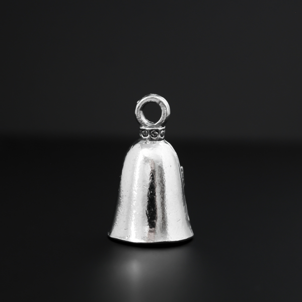 Celtic Cross Guardian bell. There is a large Celtic cross on the front of the bell, the backside is blank.