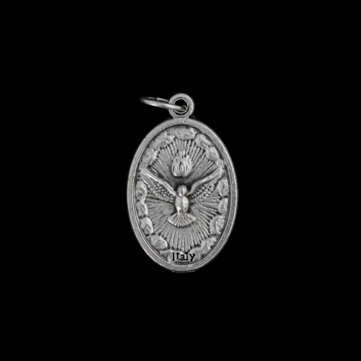 First Holy Communion Sacrament Medal with Holy Spirit - Made in Italy