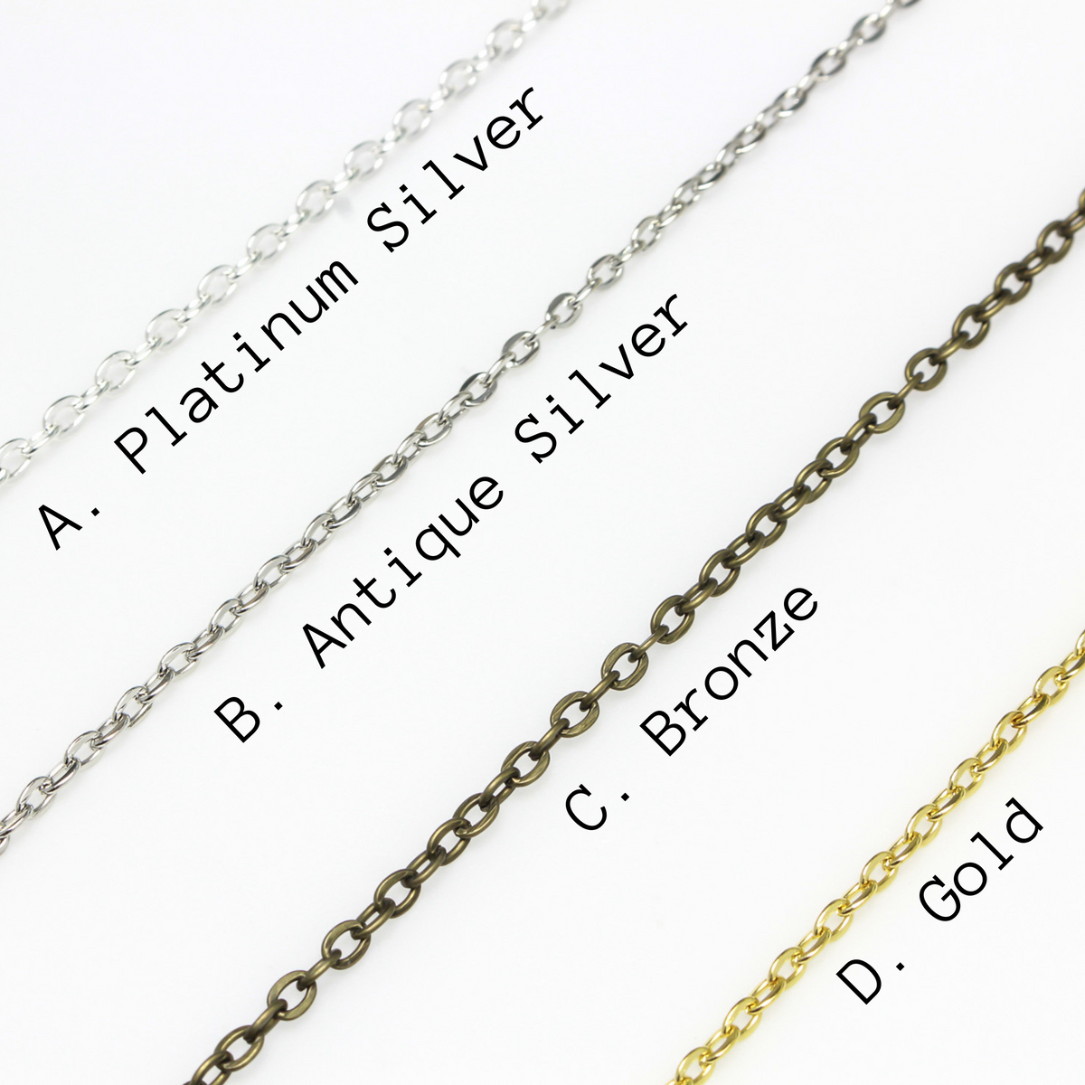 Flat Oval Chain 4mm x 2.7mm Links Unsoldered for Rosaries, Necklaces, Bracelets - Sold by the Foot
