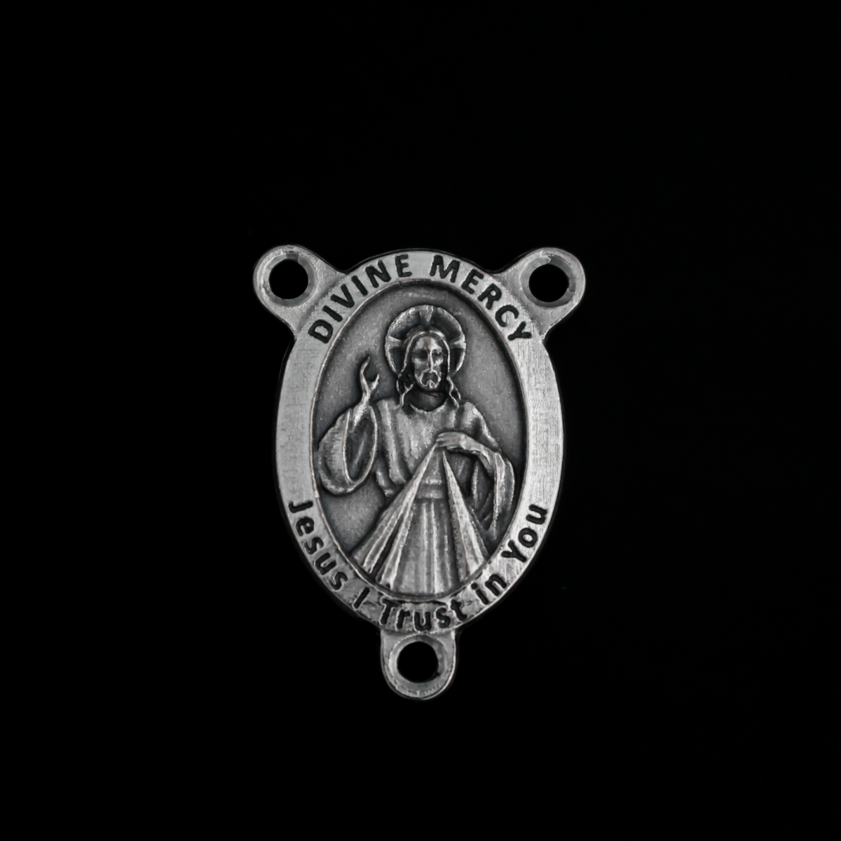 Divine Mercy of Jesus Rosary Centerpiece with  St. Maria Faustina Kowalska