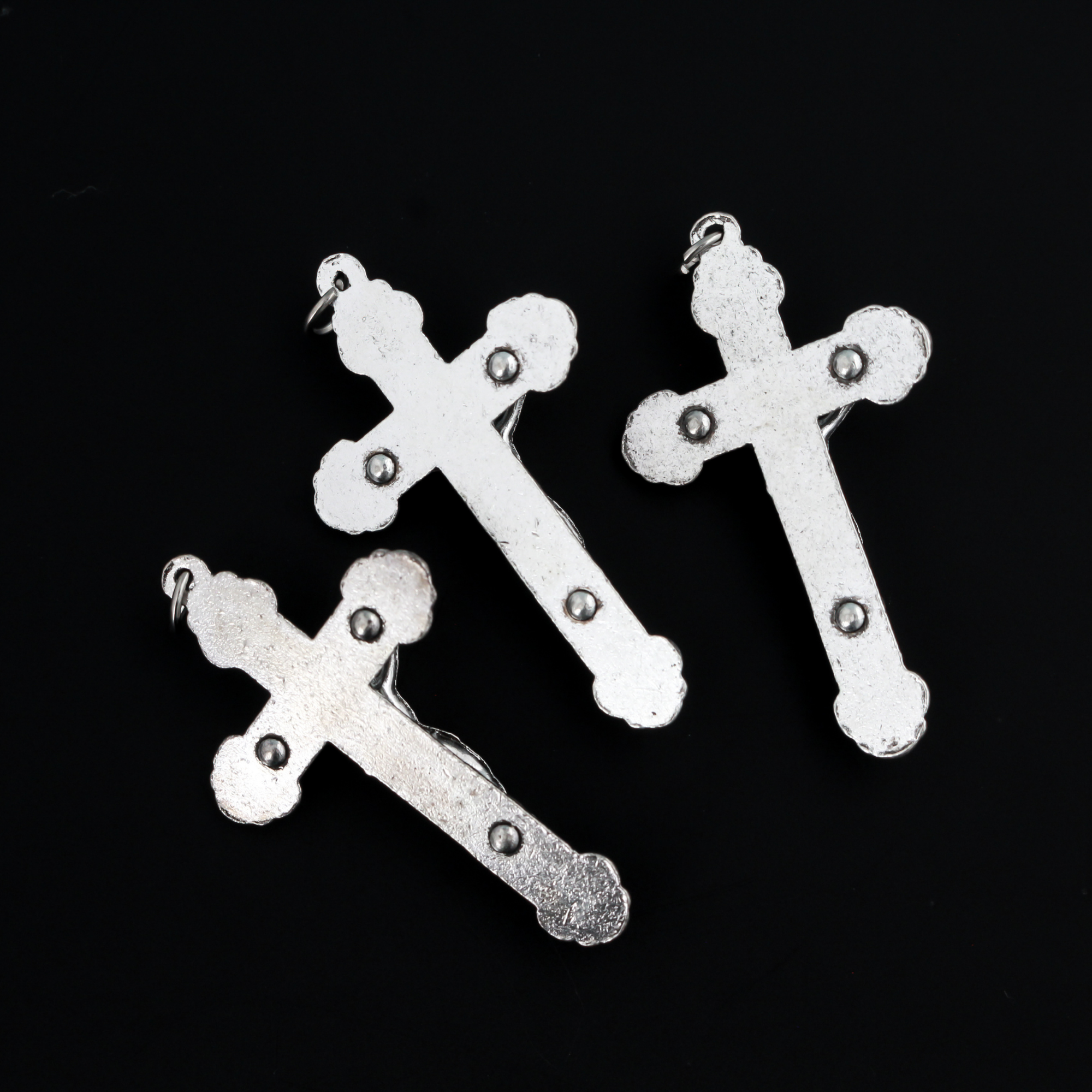 Heart Crucifix Crosses Byzantine in Style, 1-7/8