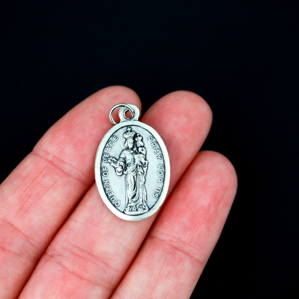 Our Lady Queen of Peace Medal - Patron of Peace, Hawaii, and Maine