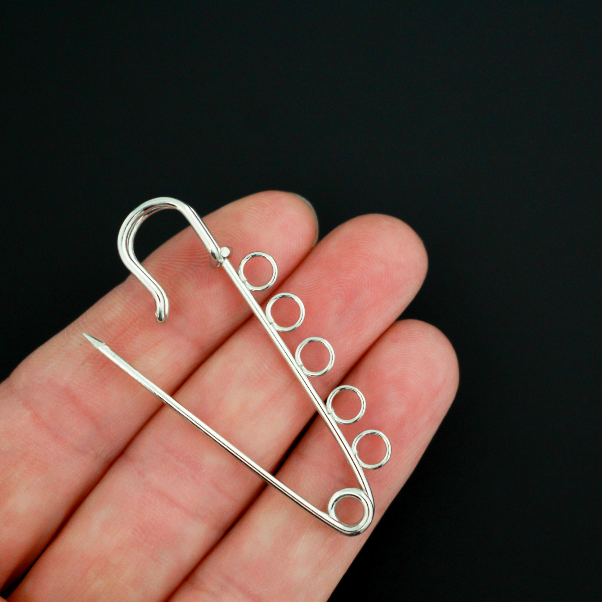 Safety Pin Brooch | Jewelry Making Supplies – Small Devotions