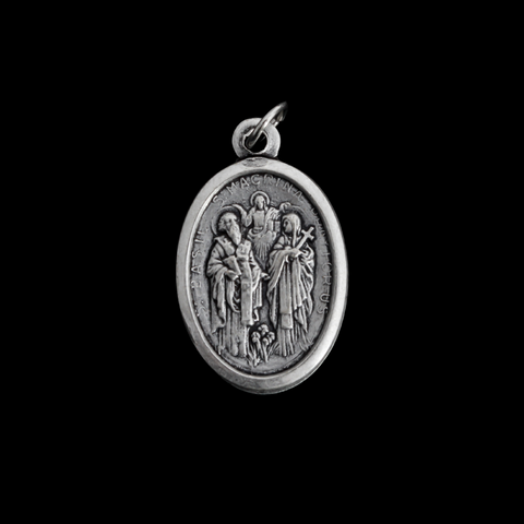 Saint Basil the Great and St. Macrina the Younger Medal - Made in Italy