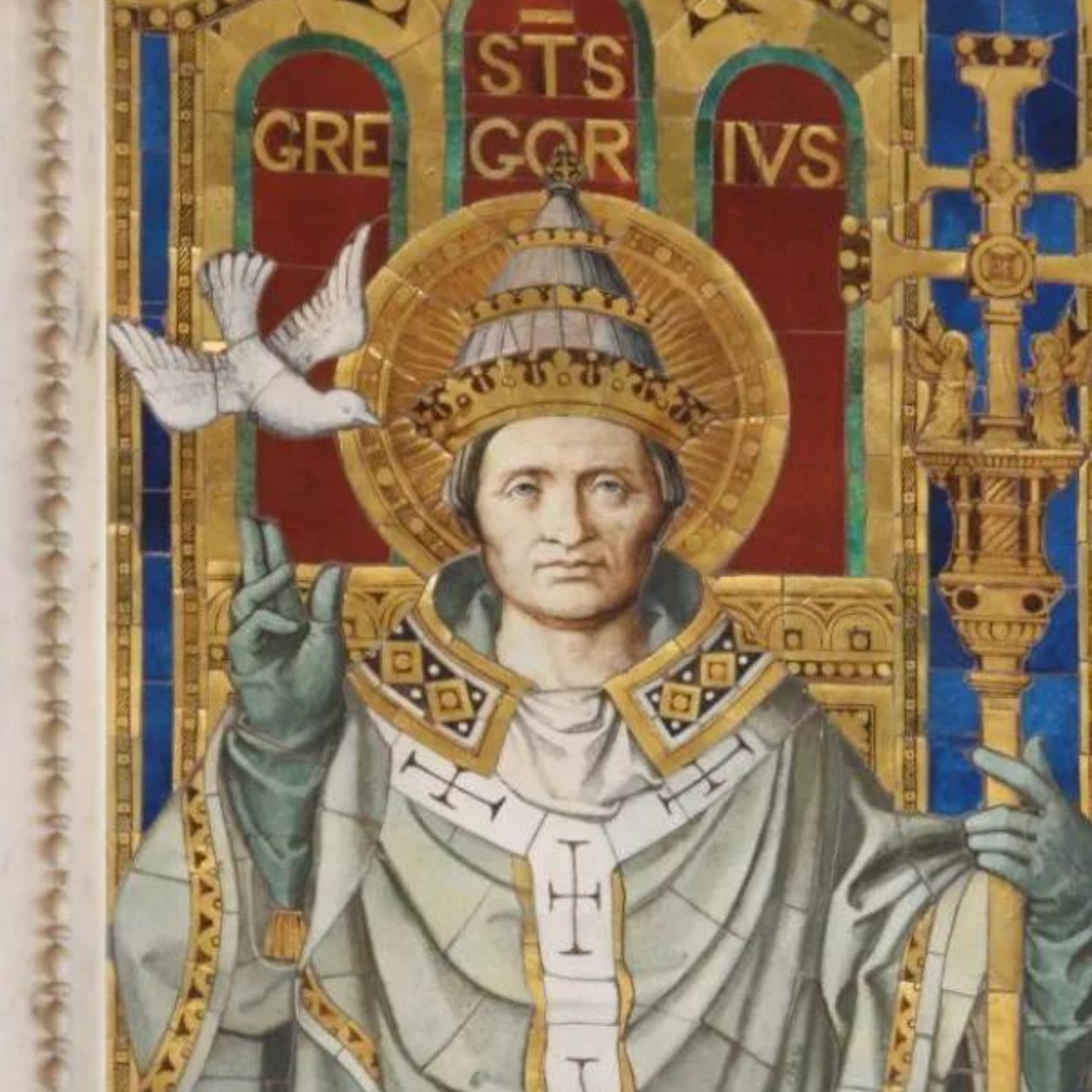 Saint Gregory The Great Medal - Pope Gregory I, Patron of Musicians & Singers