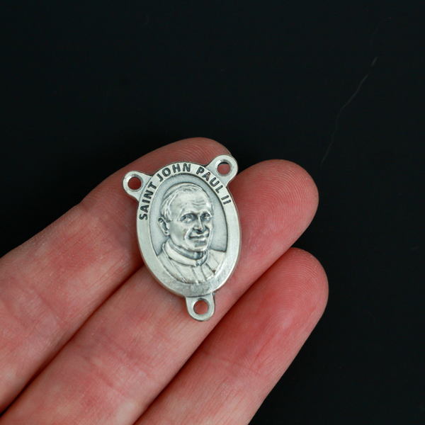 Saint John Paul II Rosary Centerpiece - Patron of World Youth Day - Karol Józef Wojtyła